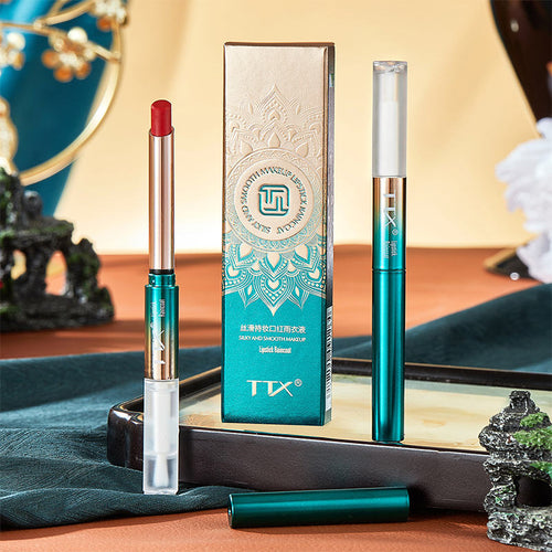 Cinnamon Tone Lipstick & Topcoat